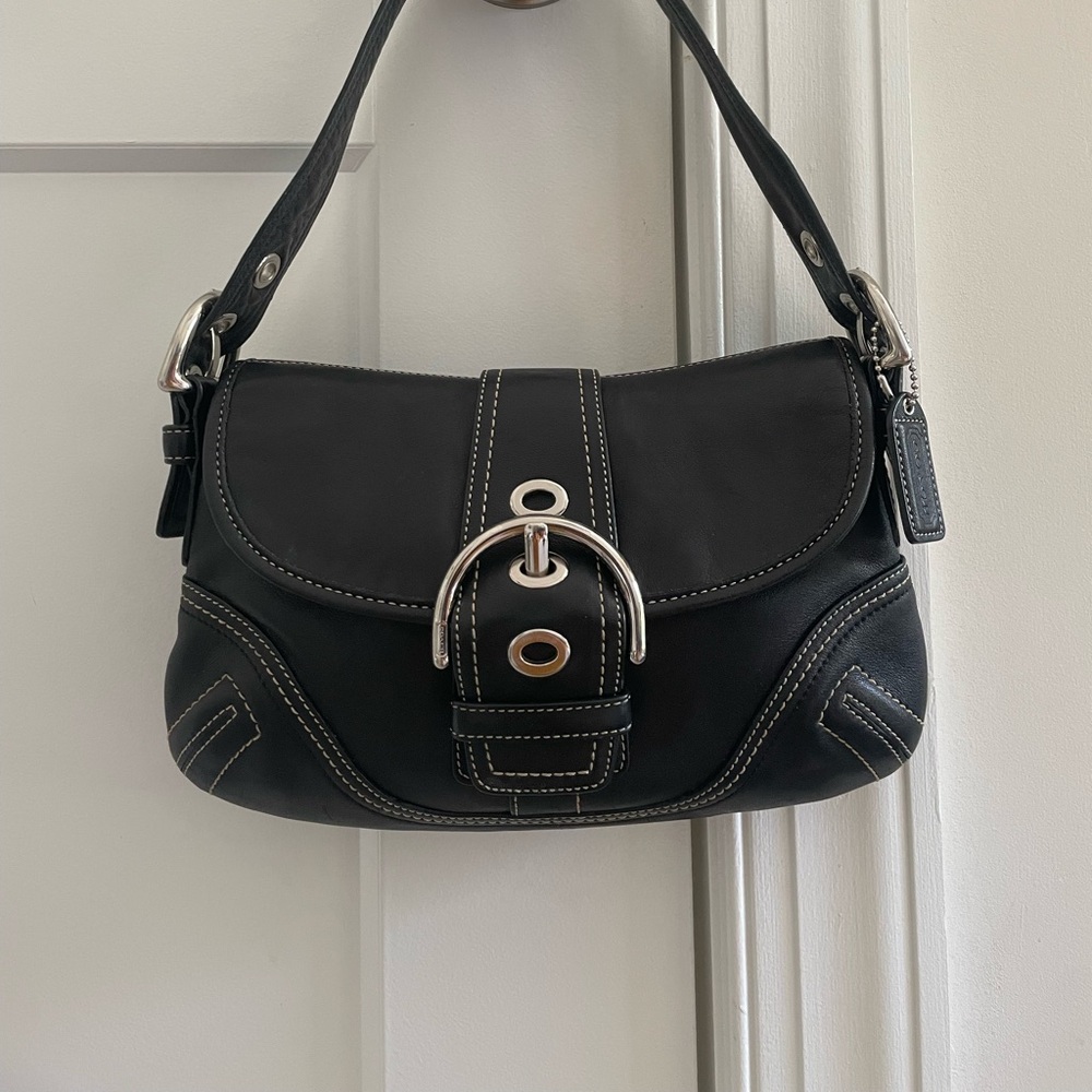 Coach Mini Soho Black Shoulder Bag